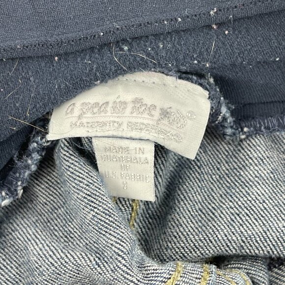 A Pea In the Pod Maternity Jeans Womens Small Blue Pockets - Picture 11 of 11